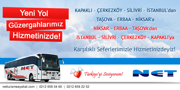 istanbul tokat otobüs